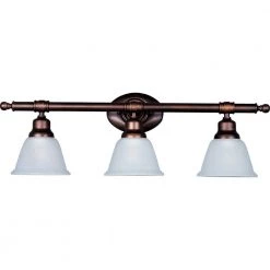 Essentials 3-Light Satin Nickel Bath Vanity by Maxim Lighting