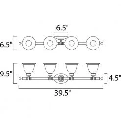 Essentials 4-Light Satin Nickel Bath Vanity Light by Maxim Lighting -Maxim Lighting Sales Store satin nickel maxim lighting vanity lighting 7144ftsn c3 1000