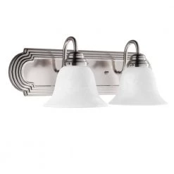Essentials 2-Light Satin Nickel Bath Vanity Light by Maxim Lighting -Maxim Lighting Sales Store satin nickel maxim lighting vanity lighting 8012mrsn 1d 1000