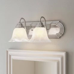 Essentials 2-Light Satin Nickel Bath Vanity Light by Maxim Lighting -Maxim Lighting Sales Store satin nickel maxim lighting vanity lighting 8012mrsn 40 1000
