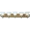 Essentials 5-Light Satin Nickel Bath Vanity by Maxim Lighting