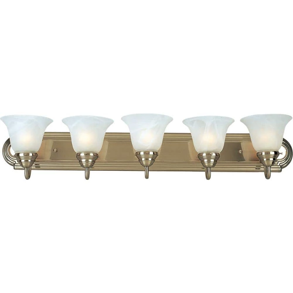 Essentials 5-Light Satin Nickel Bath Vanity by Maxim Lighting 1 Essentials 5-Light Satin Nickel Bath Vanity by Maxim Lighting