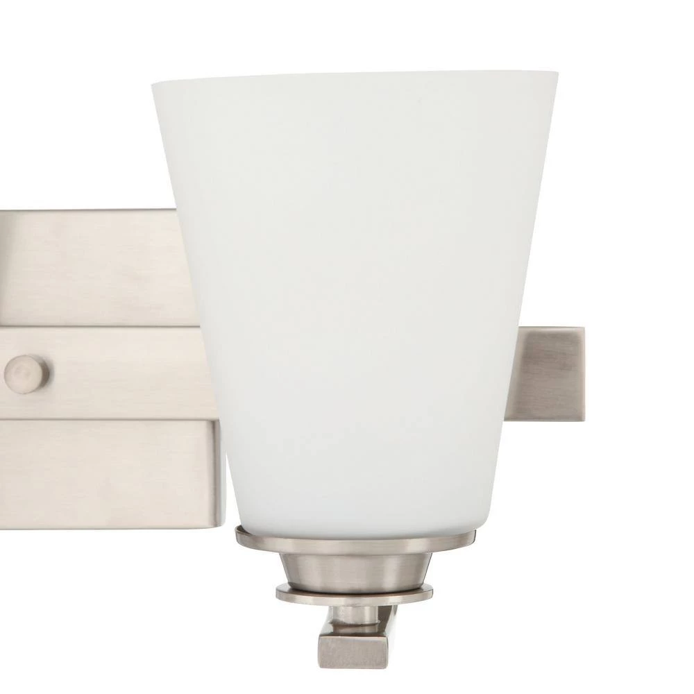 Conical 3-Light Satin Nickel Bath Vanity Light by Maxim Lighting 6 Conical 3-Light Satin Nickel Bath Vanity Light by Maxim Lighting - Image 6
