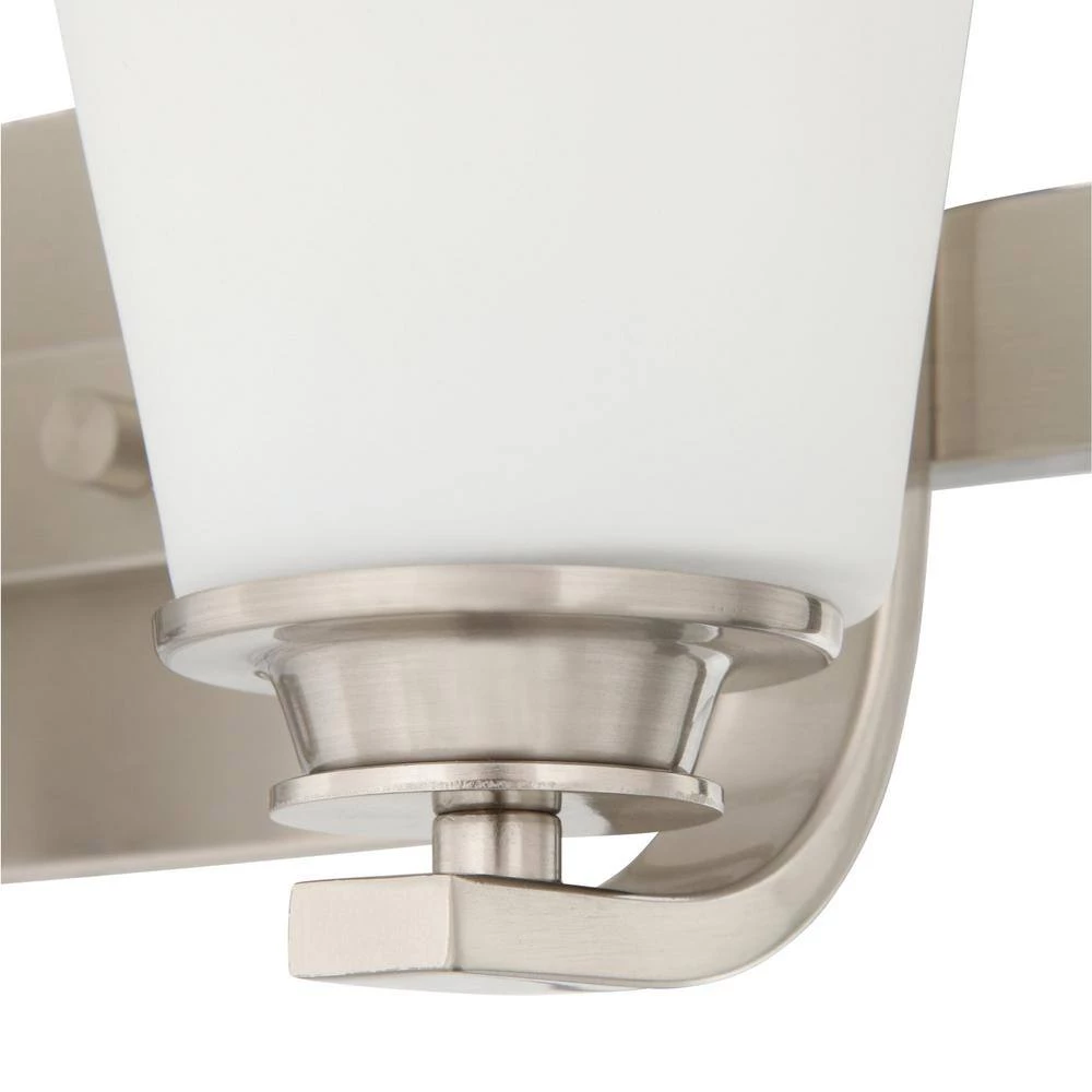 Conical 3-Light Satin Nickel Bath Vanity Light by Maxim Lighting 2 Conical 3-Light Satin Nickel Bath Vanity Light by Maxim Lighting - Image 2