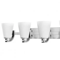 Conical 4-Light Satin Nickel Bath Vanity Light by Maxim Lighting -Maxim Lighting Sales Store satin nickel maxim lighting vanity lighting 9014swsn 40 1000