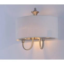 Bongo Satin Nickel Sconce by Maxim Lighting -Maxim Lighting Sales Store satin nickel maxim lighting wall sconces 10012wlsn 4f 1000