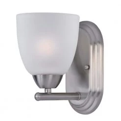 Axis 1-Light Satin Nickel Wall Sconce by Maxim Lighting