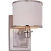 Nexus 1-Light Satin Nickel Sconce by Maxim Lighting