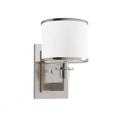 Nexus 1-Light Satin Nickel Sconce by Maxim Lighting -Maxim Lighting Sales Store satin nickel maxim lighting wall sconces 12059wtsn a0 1000