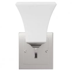 Aurora 1-Light Satin Nickel Sconce by Maxim Lighting 6 Aurora 1-Light Satin Nickel Sconce by Maxim Lighting -Maxim Lighting Sales Store satin nickel maxim lighting wall sconces 20098ftsn 40 1000
