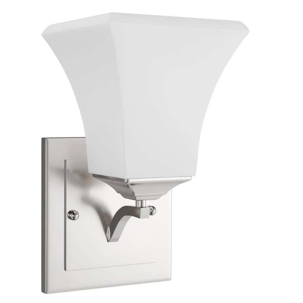 Aurora 1-Light Satin Nickel Sconce by Maxim Lighting 2 Aurora 1-Light Satin Nickel Sconce by Maxim Lighting - Image 2