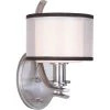Orion 1-Light Satin Nickel Sconce by Maxim Lighting