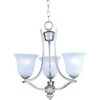 Madera 3-Light Satin Silver Mini Chandelier by Maxim Lighting