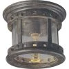 Santa Barbara VX 1-Light Sienna Outdoor Flushmount by Maxim Lighting