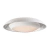 Iris 23.5 in. Silver Leaf/White Integrated LED Flushmount Light by Maxim Lighting