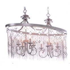 Alessandra 8-Light Silver Chandelier by Maxim Lighting -Maxim Lighting Sales Store silver mist maxim lighting chandeliers 30277sm 1f 1000