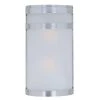Arc 2-Light Stainless Steel Outdoor Wall Lantern Sconce by Maxim Lighting