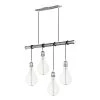 Early Electric 4-Light Weathered Zinc Pendant by Maxim Lighting