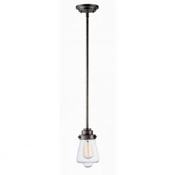 Cape Cod 1-Light Weathered Zinc Pendant by Maxim Lighting