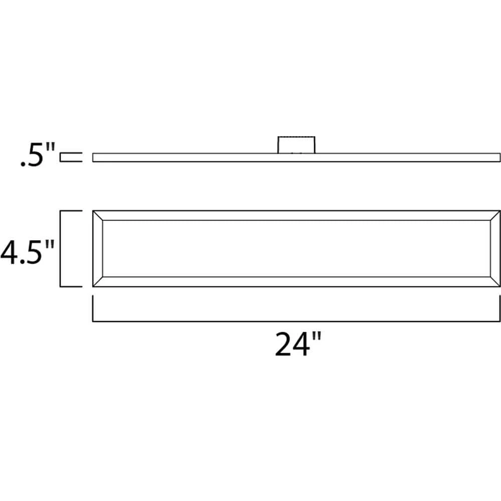 Wafer 4.5 in. White Integrated LED Flushmount Light by Maxim Lighting 2 Wafer 4.5 in. White Integrated LED Flushmount Light by Maxim Lighting - Image 2