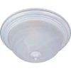 Essentials 2-Light White Flush Mount by Maxim Lighting