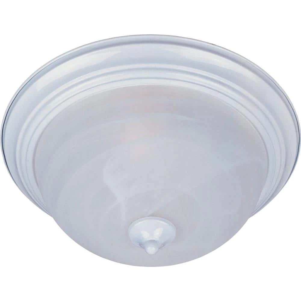 Essentials 3-Light White Flush Mount by Maxim Lighting 1 Essentials 3-Light White Flush Mount by Maxim Lighting