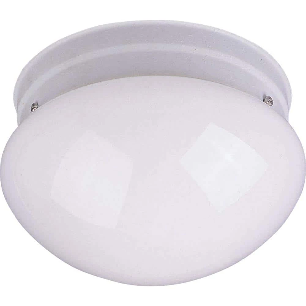 Essentials 2-Light White Flush Mount by Maxim Lighting 1 Essentials 2-Light White Flush Mount by Maxim Lighting