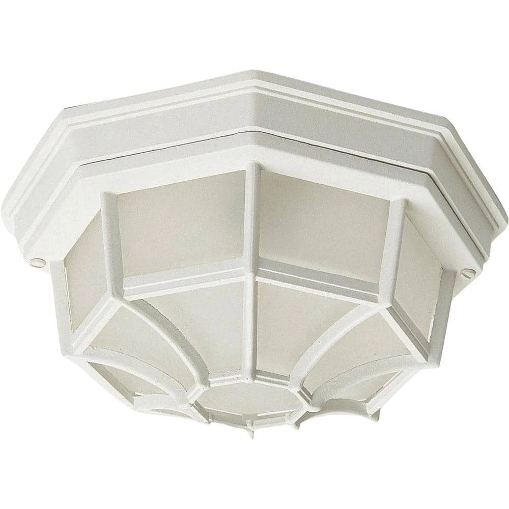 Crown Hill 2-Light White Outdoor Flushmount by Maxim Lighting 1 Crown Hill 2-Light White Outdoor Flushmount by Maxim Lighting