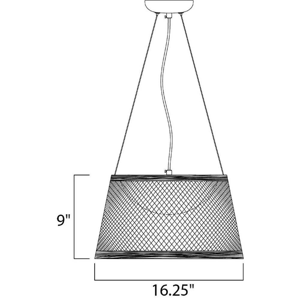 Bahama 1-Light White Pendant by Maxim Lighting 2 Bahama 1-Light White Pendant by Maxim Lighting - Image 2