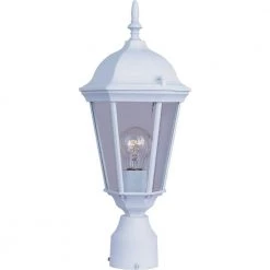 Maxim Lighting Sales Store 17 Westlake 1-Light White Outdoor Pole/Post Mount by Maxim Lighting