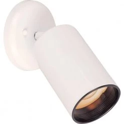 Spots 1-Light White Flushmount by Maxim Lighting